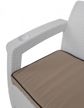 Комплект уличной мебели Yalta Premium Terrace Set (Ялта) белый (+подушки под спину) в Агрызе - agryz.ok-mebel.com | фото 5