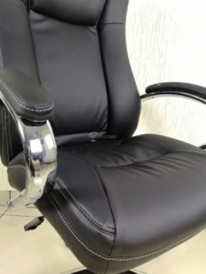 Кресло Barneo K-45 для руководителя (черная экокожа) в Агрызе - agryz.ok-mebel.com | фото 2