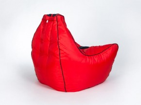 Кресло бескаркасное Авто (Красное с черной полосой) в Агрызе - agryz.ok-mebel.com | фото 3
