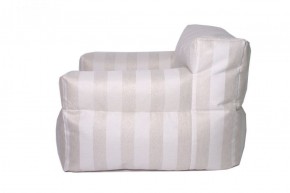 Кресло бескаркасное Уют полоса (Молочный) в Агрызе - agryz.ok-mebel.com | фото 3