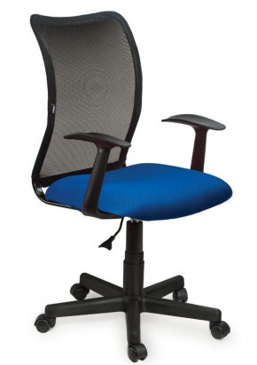Кресло BRABIX "Spring MG-307", с подлокотниками, комбинированное синее/черное TW, 531404 в Агрызе - agryz.ok-mebel.com | фото
