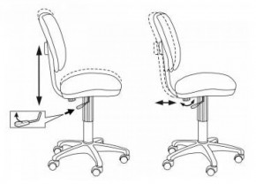 Кресло детское Бюрократ CH-204NX/PENCIL-BL синий карандаши в Агрызе - agryz.ok-mebel.com | фото 5