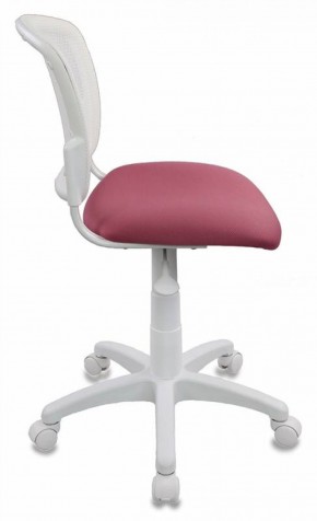 Кресло детское Бюрократ CH-W296NX/26-31 белый TW-15 розовый 26-31 в Агрызе - agryz.ok-mebel.com | фото 2