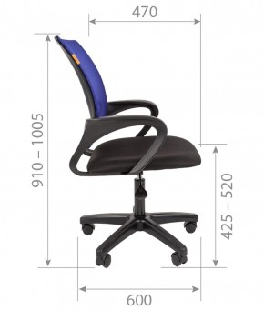 Кресло для оператора CHAIRMAN 696  LT (ткань стандарт 15-21/сетка TW-01) в Агрызе - agryz.ok-mebel.com | фото 5