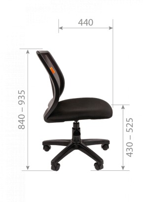 Кресло для оператора CHAIRMAN 699 Б/Л (ткань стандарт/сетка TW-01) в Агрызе - agryz.ok-mebel.com | фото 7