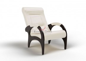 Кресло для отдыха Римини 19-К-КР (экокожа/венге) КРЕМ в Агрызе - agryz.ok-mebel.com | фото 1