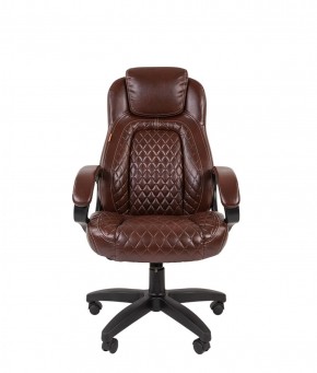 Кресло для руководителя  CHAIRMAN 432 (Экокожа коричневая) в Агрызе - agryz.ok-mebel.com | фото 2