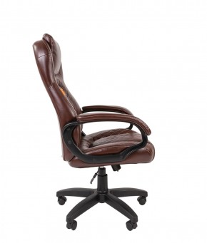 Кресло для руководителя  CHAIRMAN 432 (Экокожа коричневая) в Агрызе - agryz.ok-mebel.com | фото 3