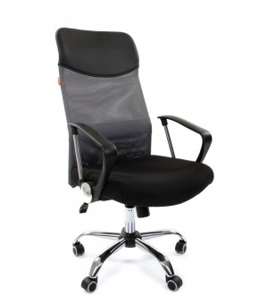 Кресло для руководителя CHAIRMAN 610 N(15-21 черный/сетка серый) в Агрызе - agryz.ok-mebel.com | фото