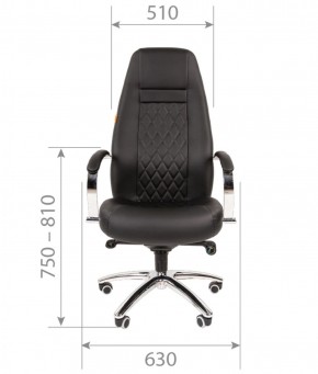 Кресло для руководителя CHAIRMAN 950 (Экокожа) Черное в Агрызе - agryz.ok-mebel.com | фото 4