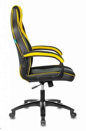 Кресло игровое Бюрократ VIKING 2 AERO YELLOW черный/желтый в Агрызе - agryz.ok-mebel.com | фото 3