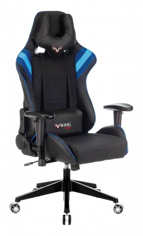 Кресло игровое Бюрократ VIKING 4 AERO BLUE черный/синий в Агрызе - agryz.ok-mebel.com | фото