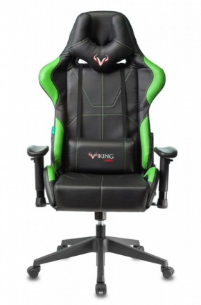 Кресло игровое Бюрократ VIKING 5 AERO LGREEN черный/салатовый в Агрызе - agryz.ok-mebel.com | фото 2