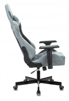 Кресло игровое Бюрократ VIKING 7 KNIGHT BL FABRIC синий в Агрызе - agryz.ok-mebel.com | фото 2
