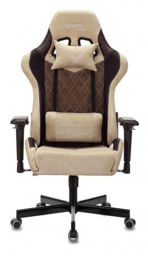 Кресло игровое Бюрократ VIKING 7 KNIGHT BR FABRIC коричневый/бежевый в Агрызе - agryz.ok-mebel.com | фото 3