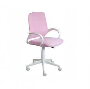 Кресло Ирис White сетка/ткань розовая в Агрызе - agryz.ok-mebel.com | фото