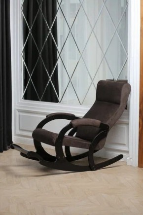 Кресло-качалка МАРСЕЛЬ 33-Т-AC (кофе) в Агрызе - agryz.ok-mebel.com | фото 3