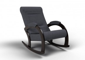 Кресло-качалка Венето 13-Т-ГР (ткань/венге) ГРАФИТ в Агрызе - agryz.ok-mebel.com | фото 1