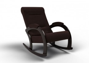 Кресло-качалка Венето 13-Т-Ш (ткань/венге) ШОКОЛАД в Агрызе - agryz.ok-mebel.com | фото 1