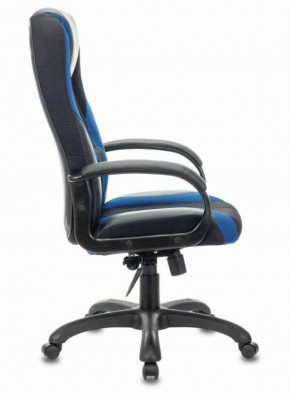 Кресло компьютерное BRABIX PREMIUM "Rapid GM-102" (экокожа/ткань, черное/синее) 532106 в Агрызе - agryz.ok-mebel.com | фото 3