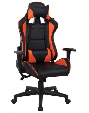 Кресло компьютерное BRABIX "GT Racer GM-100" (черное/оранжевое) 531925 в Агрызе - agryz.ok-mebel.com | фото