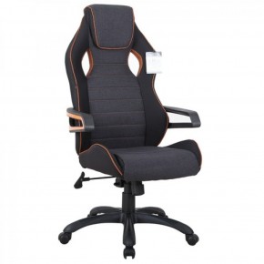 Кресло компьютерное BRABIX Techno Pro GM-003 (ткань черное/серое, вставки оранжевые) 531813 в Агрызе - agryz.ok-mebel.com | фото 1