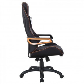 Кресло компьютерное BRABIX Techno Pro GM-003 (ткань черное/серое, вставки оранжевые) 531813 в Агрызе - agryz.ok-mebel.com | фото 3