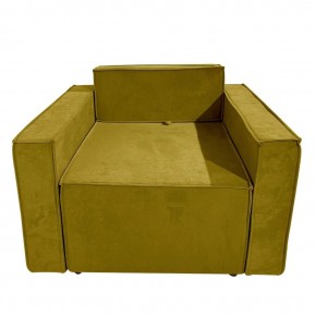 Кресло-кровать Принц КК1-ВГ (велюр горчичный) в Агрызе - agryz.ok-mebel.com | фото