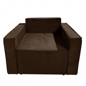 Кресло-кровать Принц КК1-ВК (велюр коричневый) в Агрызе - agryz.ok-mebel.com | фото 1