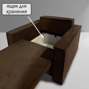 Кресло-кровать Принц КК1-ВК (велюр коричневый) в Агрызе - agryz.ok-mebel.com | фото 6