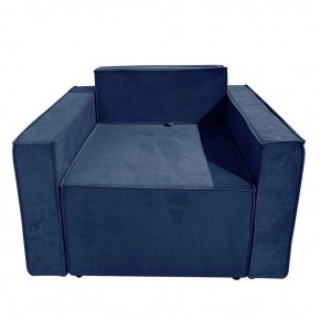 Кресло-кровать Принц КК1-ВСи (велюр синий) в Агрызе - agryz.ok-mebel.com | фото 1