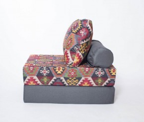 Кресло-кровать-пуф бескаркасное Прайм (мехико серый-графит) в Агрызе - agryz.ok-mebel.com | фото