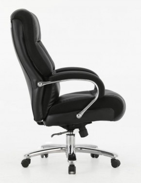Кресло офисное BRABIX PREMIUM "Bomer HD-007" (рециклированная кожа, хром, черное) 531939 в Агрызе - agryz.ok-mebel.com | фото 3