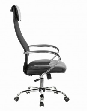 Кресло офисное BRABIX PREMIUM "Stalker EX-608 CH" (хром, ткань-сетка/кожзам, черное) 532091 в Агрызе - agryz.ok-mebel.com | фото 2