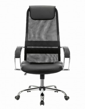 Кресло офисное BRABIX PREMIUM "Stalker EX-608 CH" (хром, ткань-сетка/кожзам, черное) 532091 в Агрызе - agryz.ok-mebel.com | фото 3
