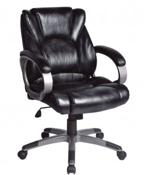 Кресло офисное BRABIX "Eldorado EX-504", экокожа, черное, 530874 в Агрызе - agryz.ok-mebel.com | фото