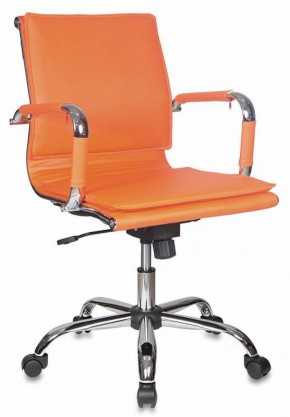 Кресло руководителя Бюрократ CH-993-LOW/ORANGE оранжевый в Агрызе - agryz.ok-mebel.com | фото