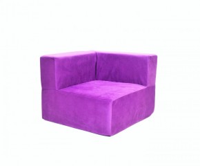 Кресло-угловое-модуль бескаркасное Тетрис 30 (Фиолетовый) в Агрызе - agryz.ok-mebel.com | фото