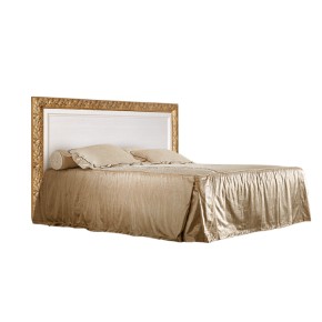 Кровать 2-х спальная (1,4 м) Тиффани штрих-лак/золото с подъемным механизмом (ТФКР140-2[7]) в Агрызе - agryz.ok-mebel.com | фото