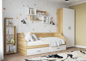 Кровать 800/2 ящика Лайт с настилом ЛДСП в Агрызе - agryz.ok-mebel.com | фото 3