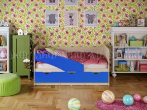 Кровать Бабочки (Синий матовый) 1800 в Агрызе - agryz.ok-mebel.com | фото