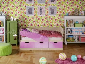 Кровать Бабочки (Сиреневый металлик) 1600 в Агрызе - agryz.ok-mebel.com | фото