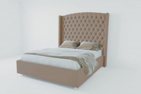 Кровать Берлин ЛЮКС без основания 2000 (велюр серый) в Агрызе - agryz.ok-mebel.com | фото