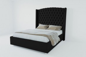 Кровать Берлин ЛЮКС с ПМ 1400 (экокожа кольт ч) в Агрызе - agryz.ok-mebel.com | фото