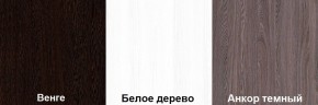 Кровать-чердак Пионер 1 (800*1900) Белое дерево, Анкор темный, Венге в Агрызе - agryz.ok-mebel.com | фото 3