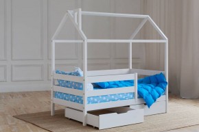 Кровать-домик 80*160 Белый в Агрызе - agryz.ok-mebel.com | фото 3