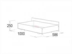 Кровать двойная Ольга 1Н + 2-а ящика (1200*2000) в Агрызе - agryz.ok-mebel.com | фото 3