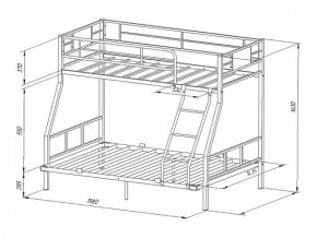 Кровать двухъярусная "Гранада-1 140" Слоновая кость в Агрызе - agryz.ok-mebel.com | фото 2