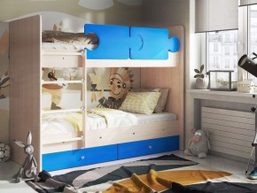 Кровать двухъярусная "Тетрис" (щиты) с бортиками + ящики в Агрызе - agryz.ok-mebel.com | фото 6