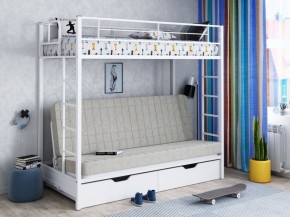Кровать двухъярусная с диваном "Мадлен-ЯЯ" с ящиками в Агрызе - agryz.ok-mebel.com | фото 1